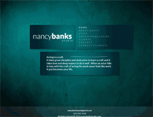 Tablet Screenshot of nancybanksstudio.com